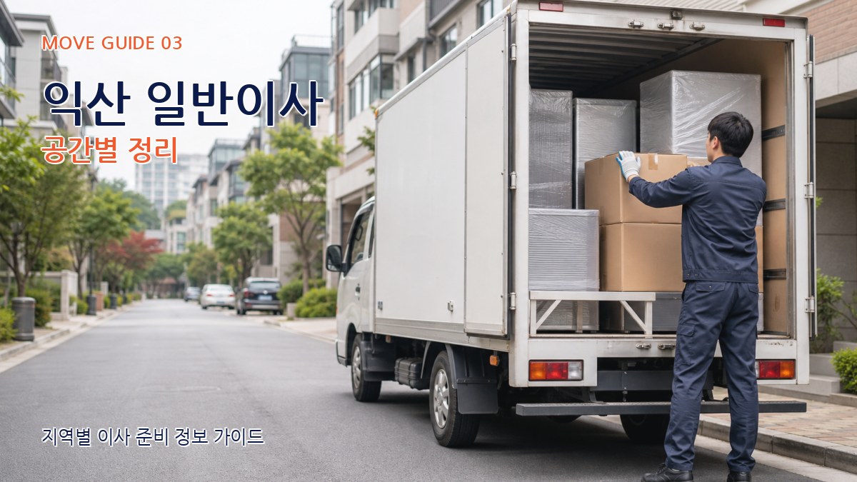익산 일반이사 공간별 정리