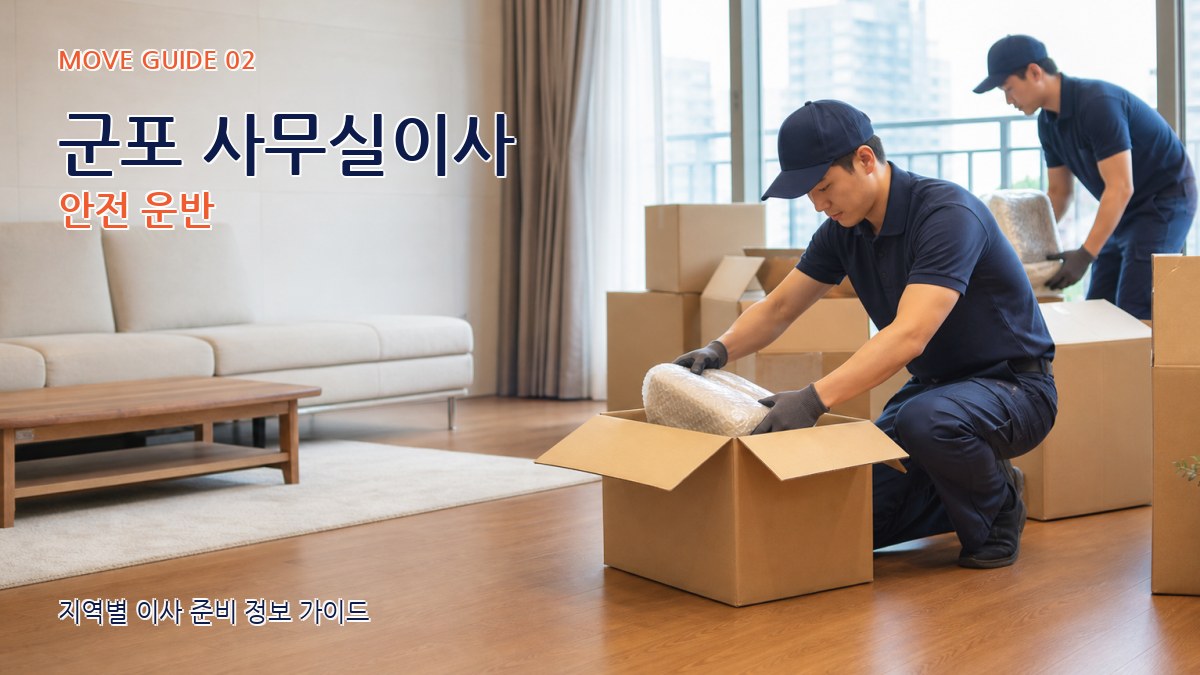 군포 사무실이사 안전 운반