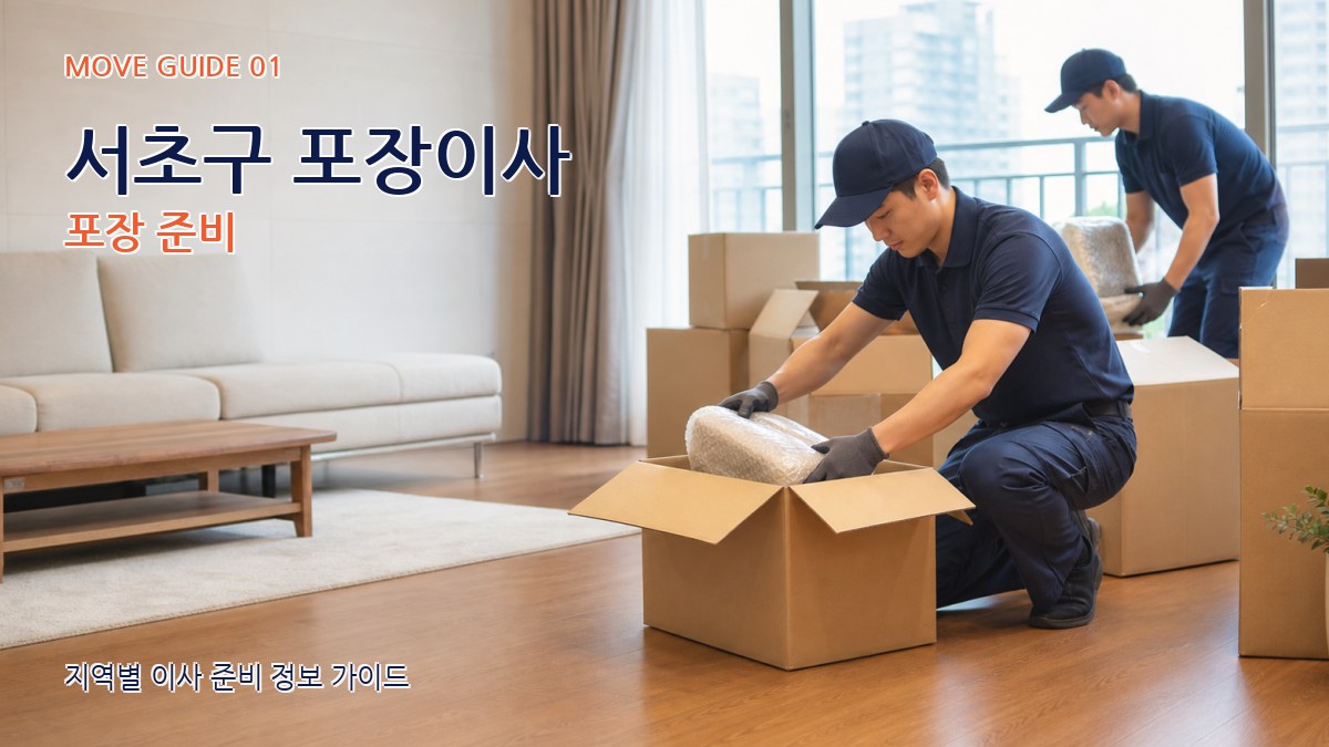 서초구 포장이사