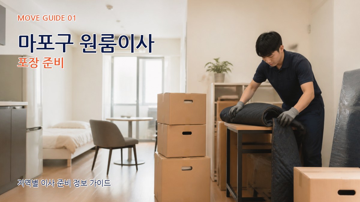 마포구 원룸이사
