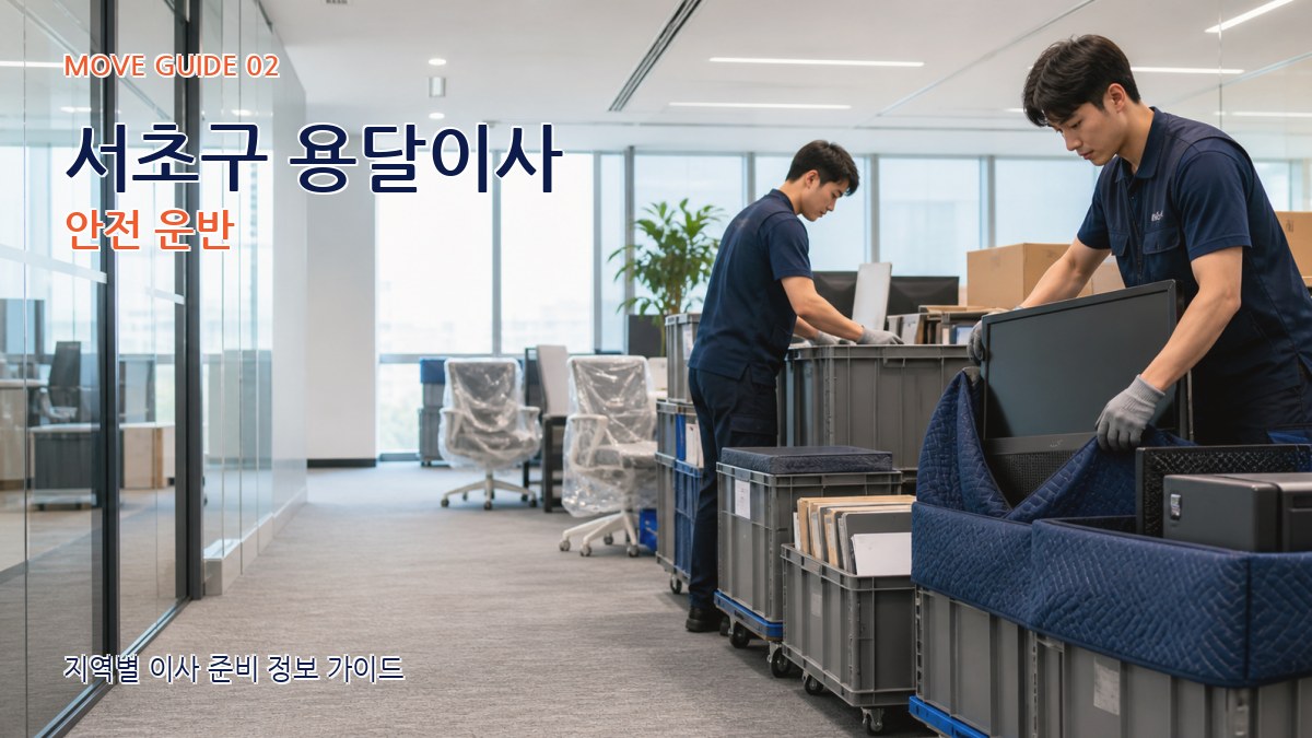 서초구 용달이사 안전 운반