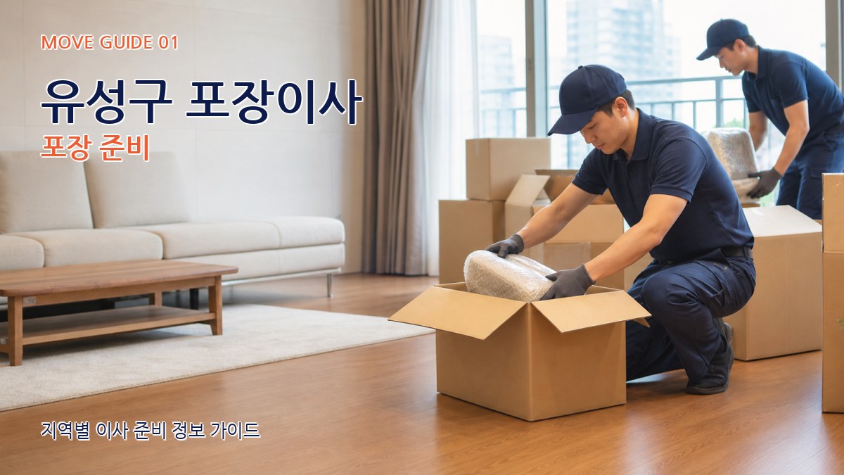 유성구 포장이사