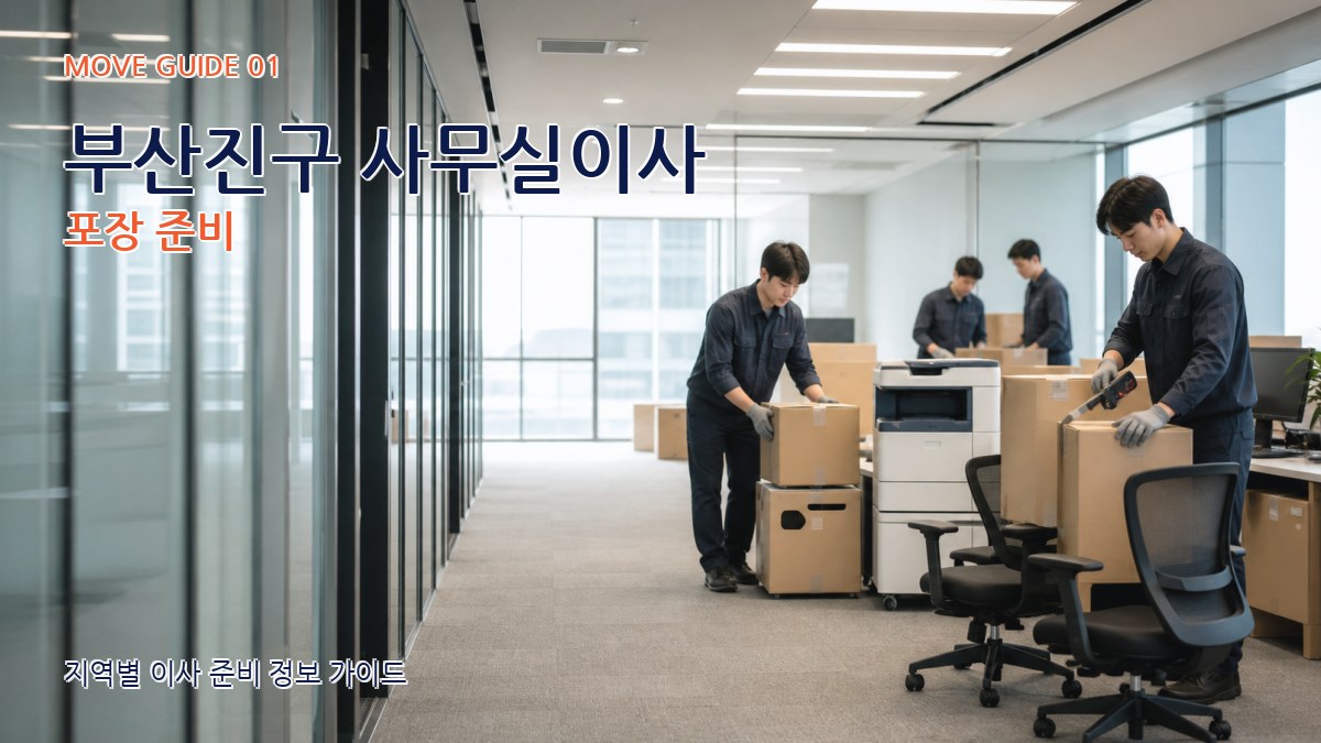 부산진구 사무실이사