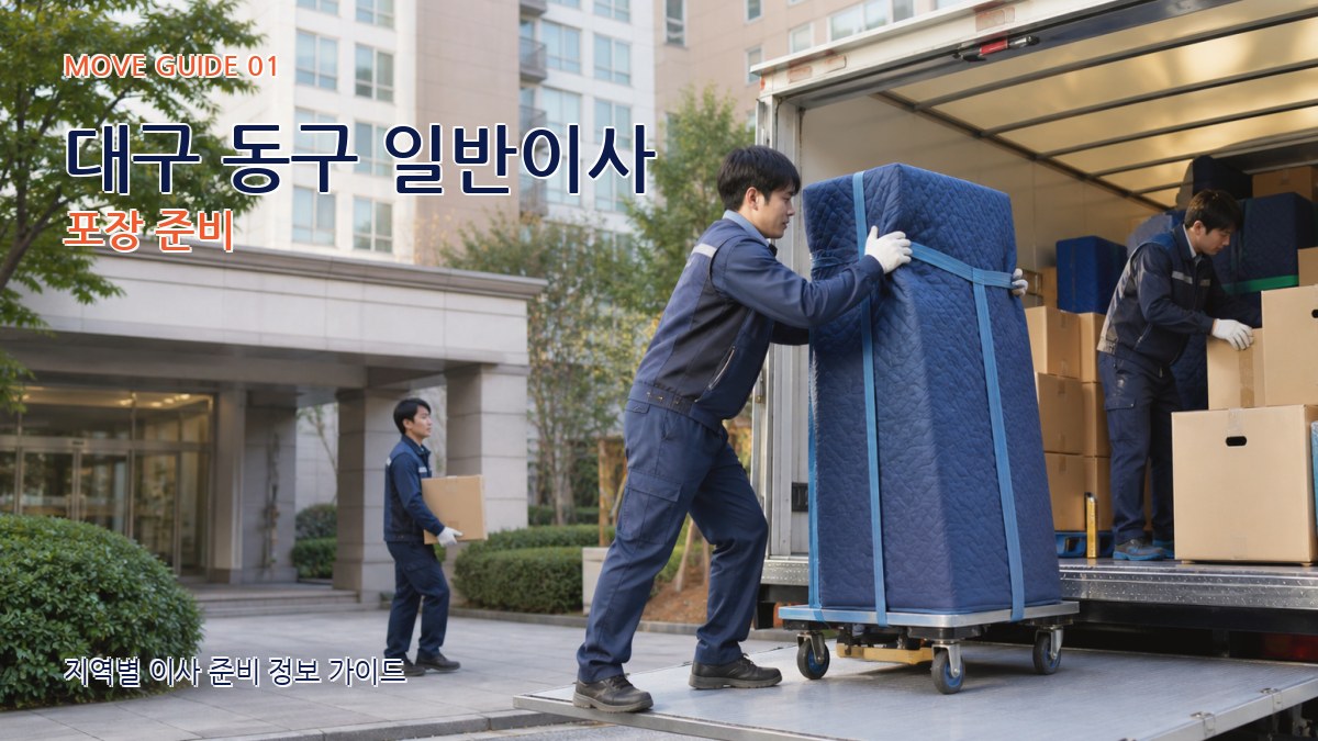 대구 동구 일반이사