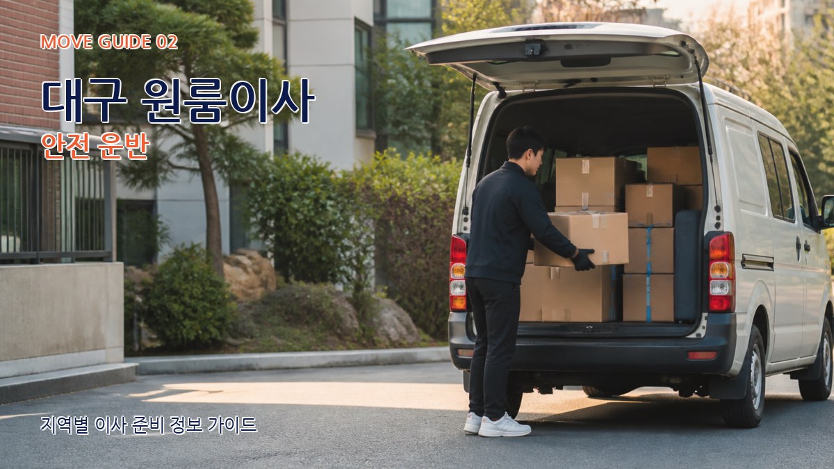 대구 원룸이사 안전 운반