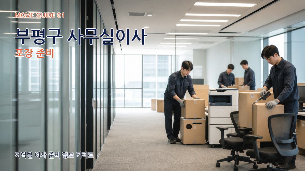 부평구 사무실이사