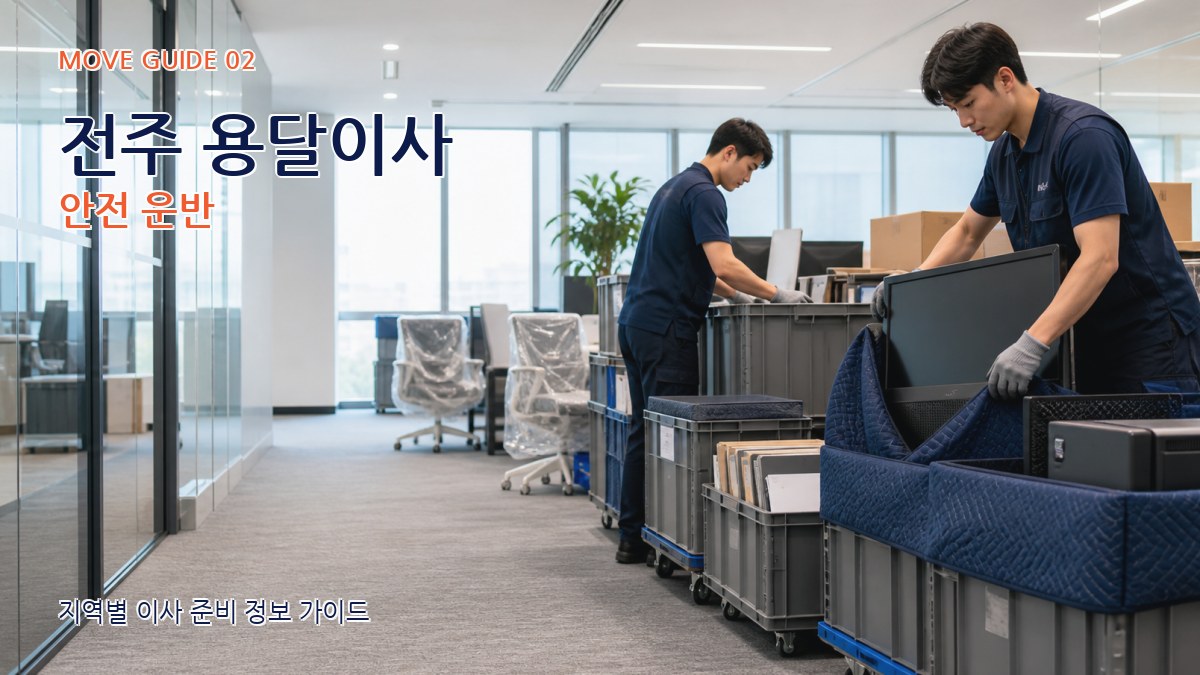 전주 용달이사 안전 운반