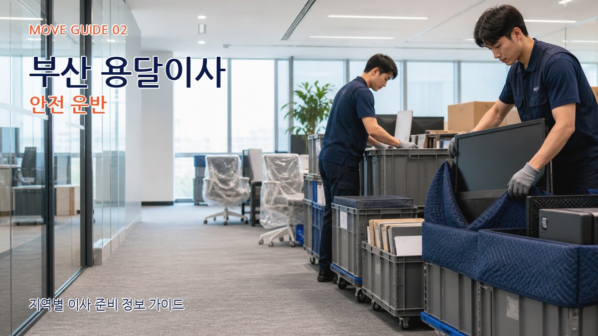부산 용달이사 안전 운반