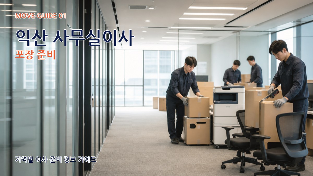 익산 사무실이사