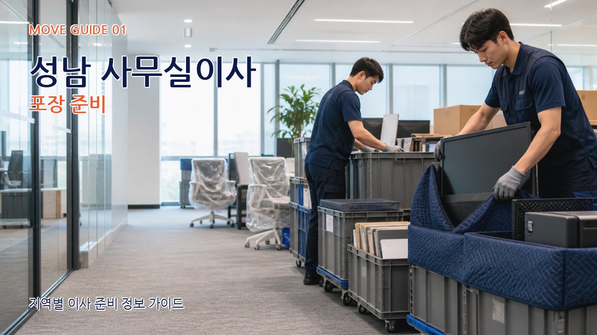 성남 사무실이사