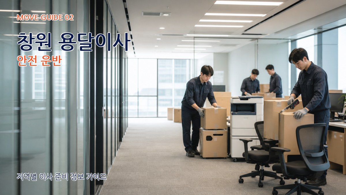 창원 용달이사 안전 운반