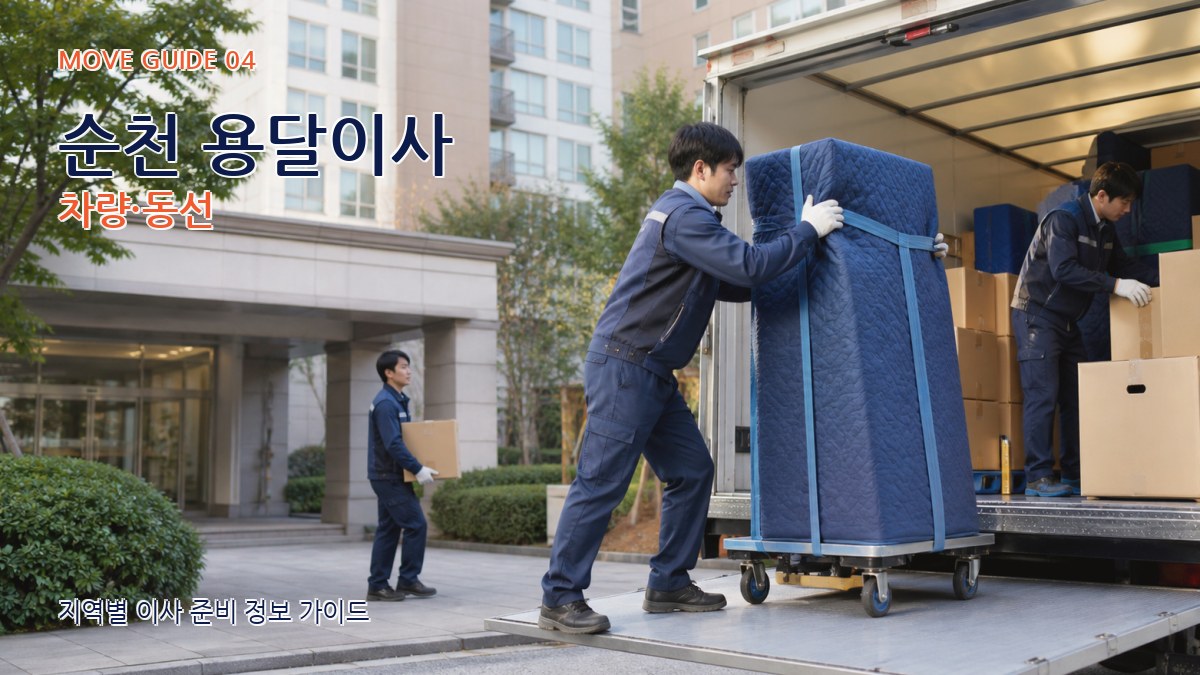 순천 용달이사 차량·동선