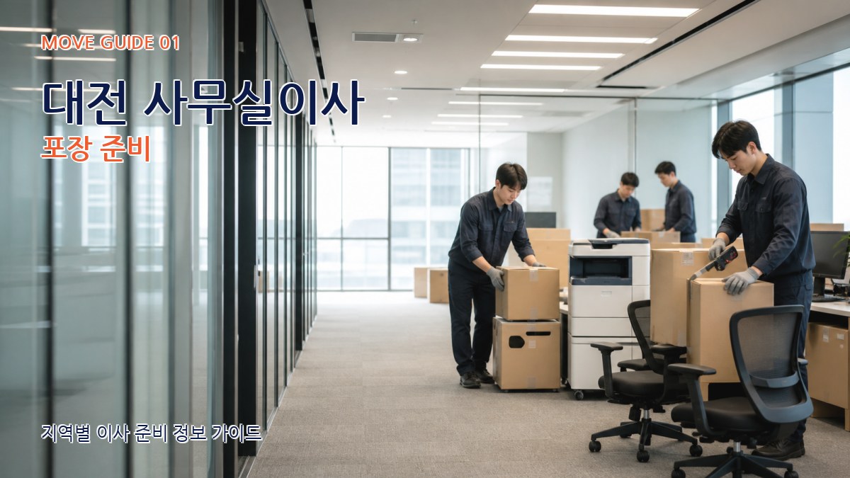 대전 사무실이사