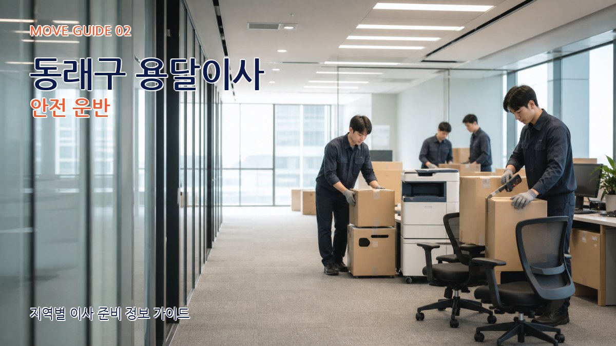 동래구 용달이사 안전 운반
