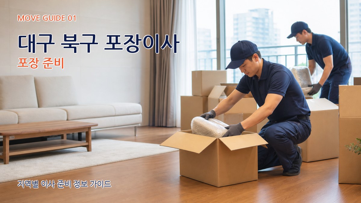 대구 북구 포장이사