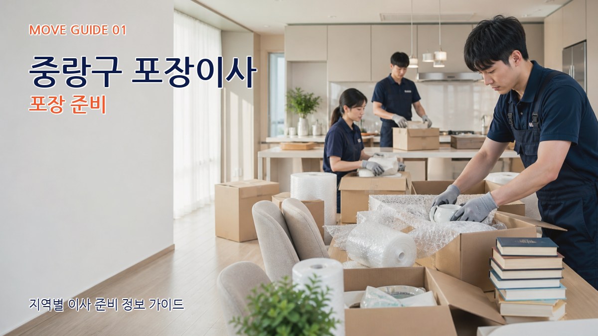 중랑구 포장이사