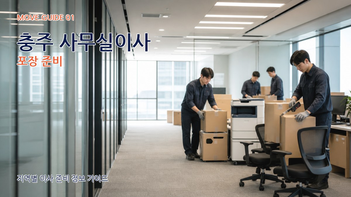 충주 사무실이사