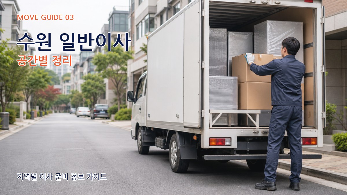 수원 일반이사 공간별 정리