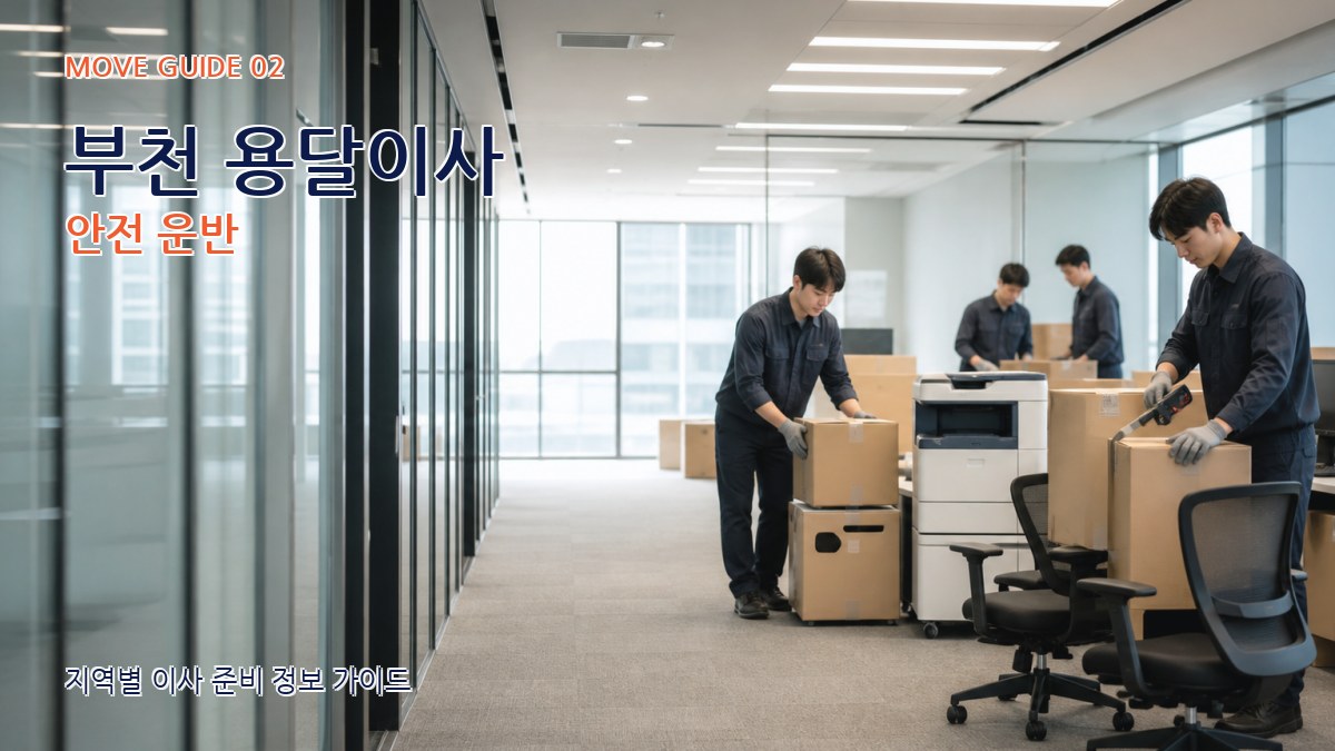 부천 용달이사 안전 운반