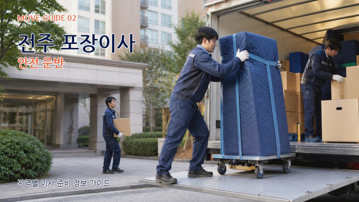 전주 포장이사 안전 운반