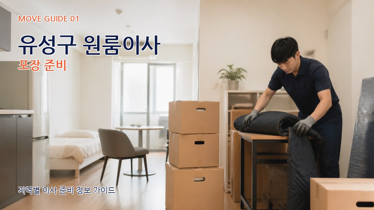 유성구 원룸이사