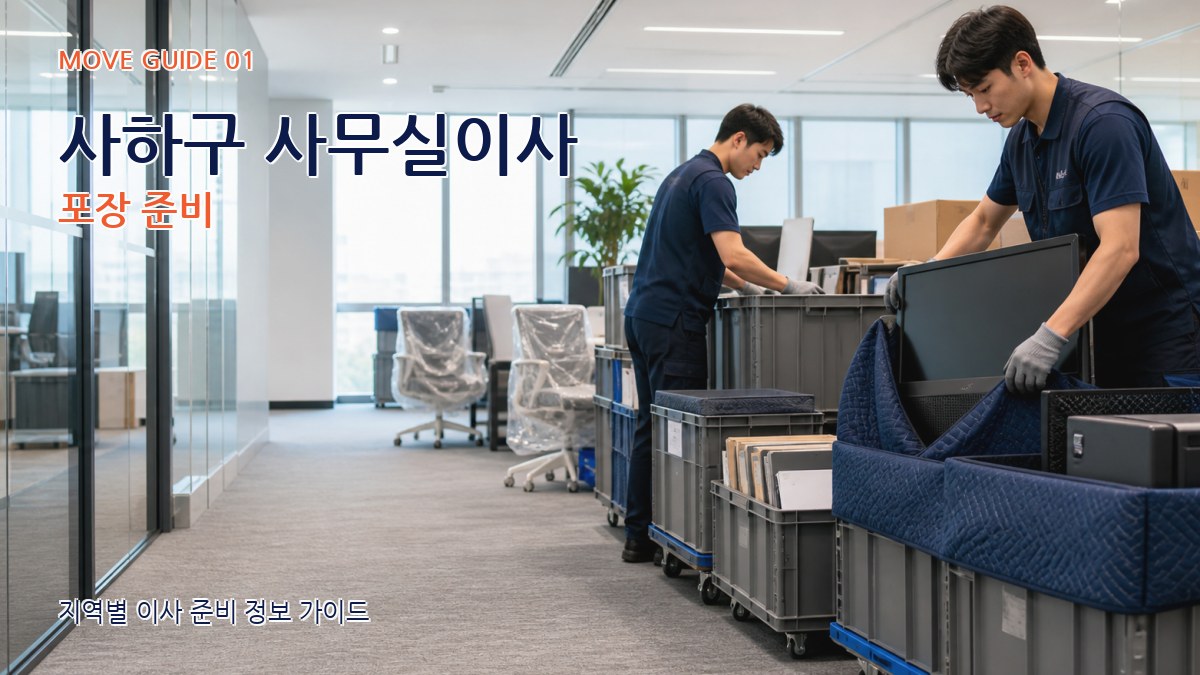 사하구 사무실이사