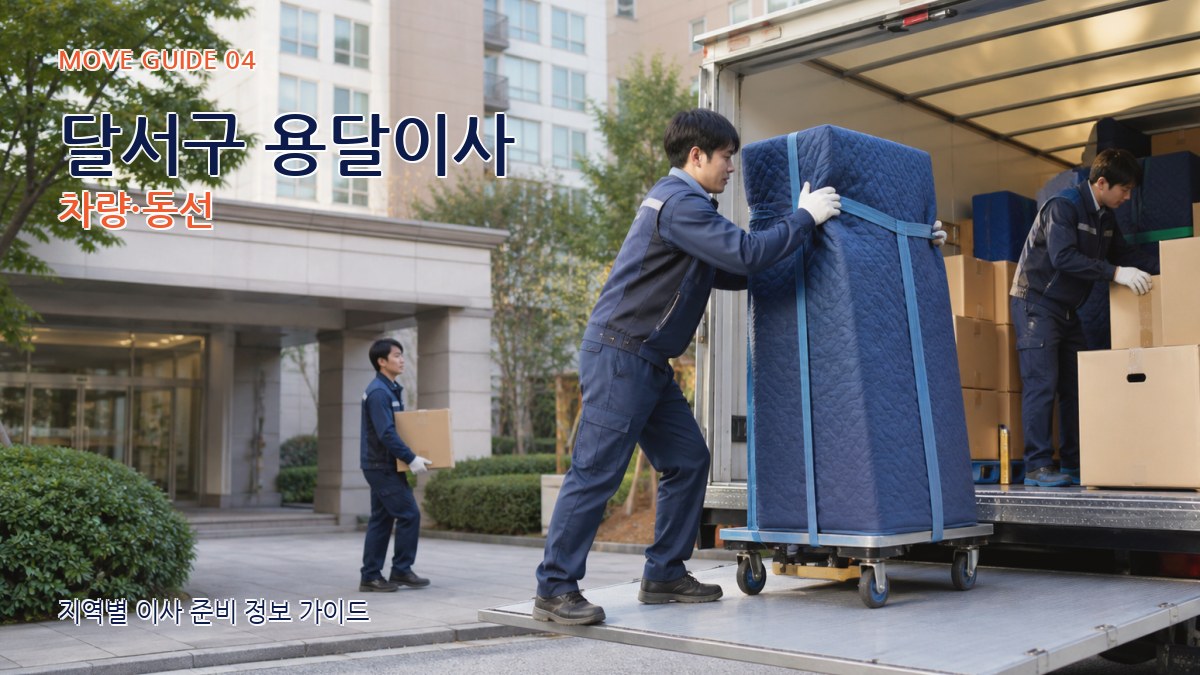 달서구 용달이사 차량·동선
