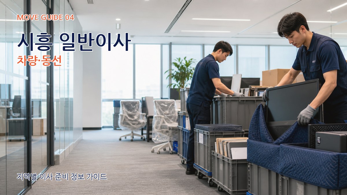 시흥 일반이사 차량·동선