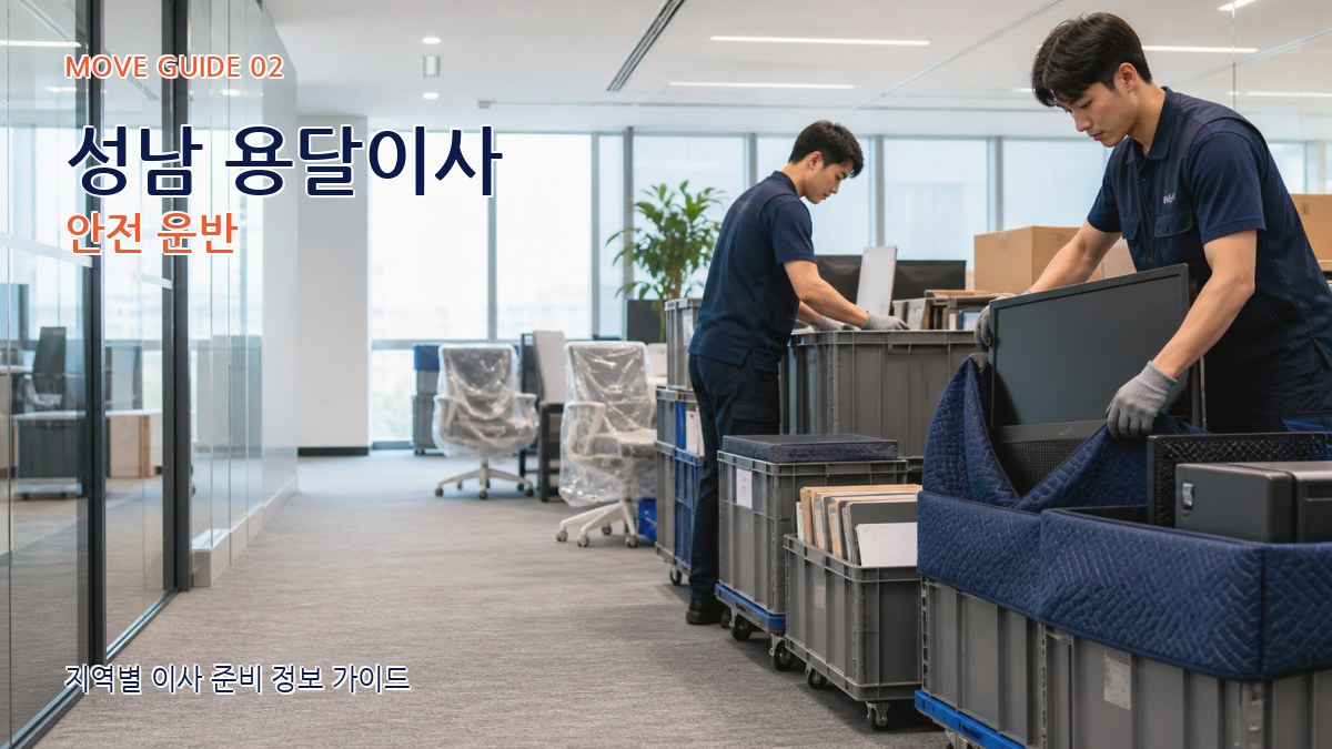 성남 용달이사 안전 운반