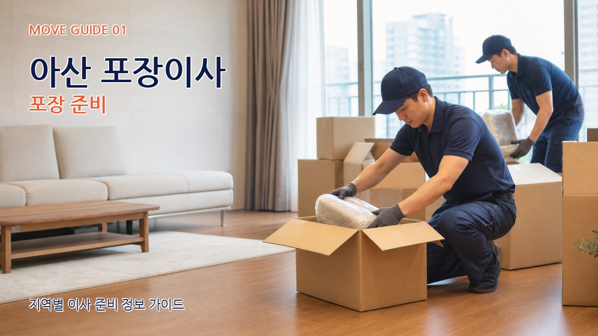 아산 포장이사