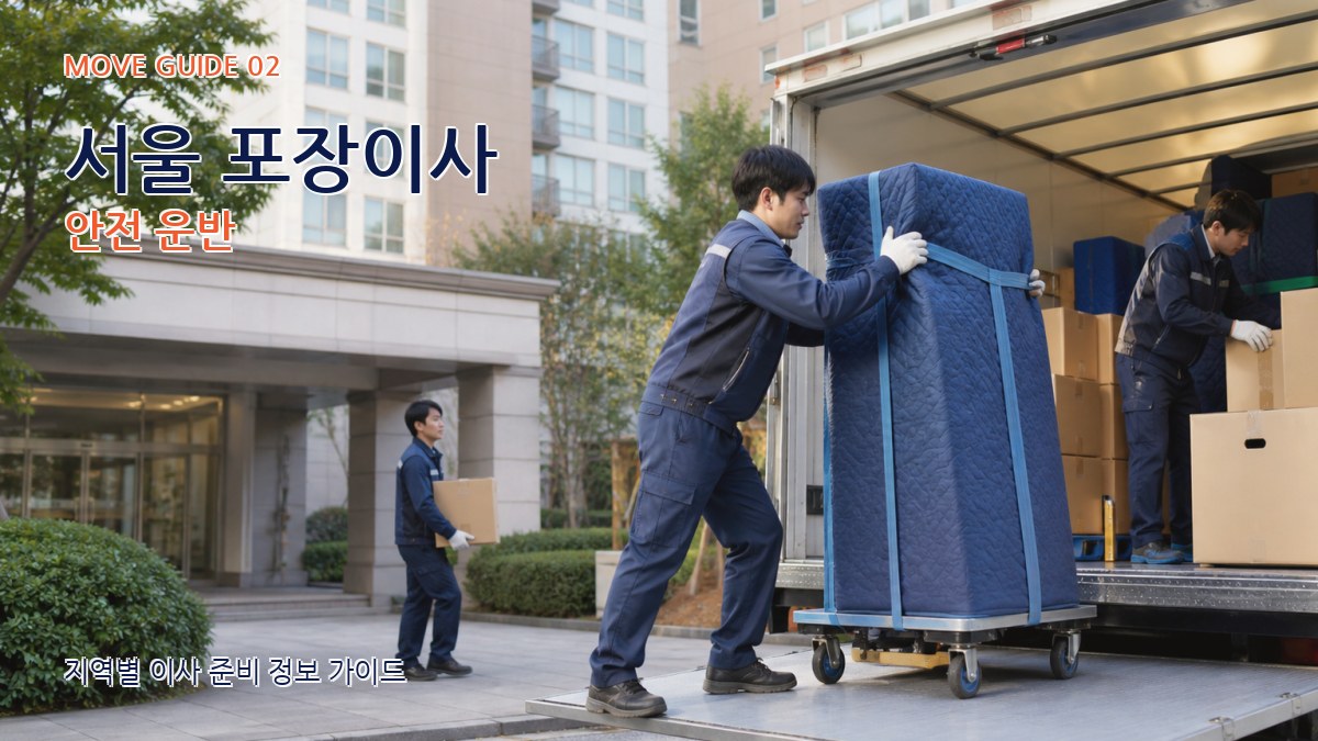 서울 포장이사 안전 운반