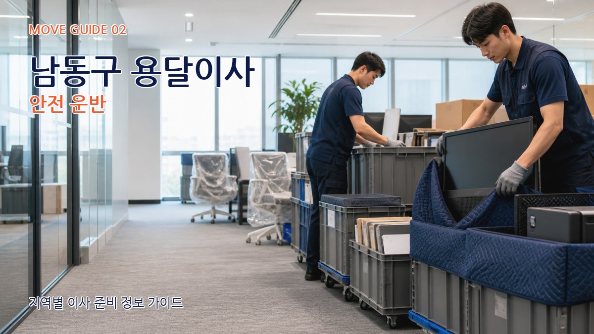남동구 용달이사 안전 운반