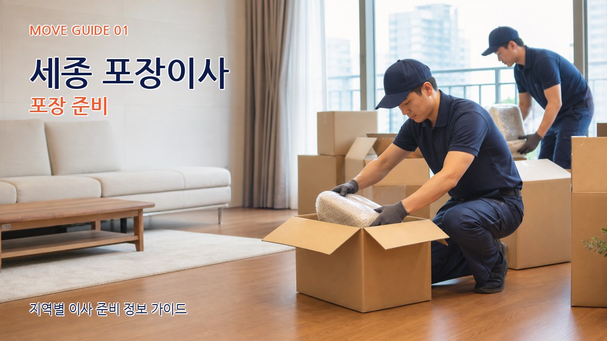 세종 포장이사