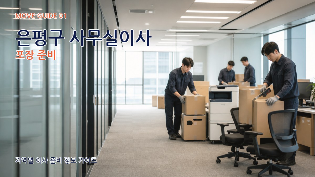 은평구 사무실이사 포장 준비