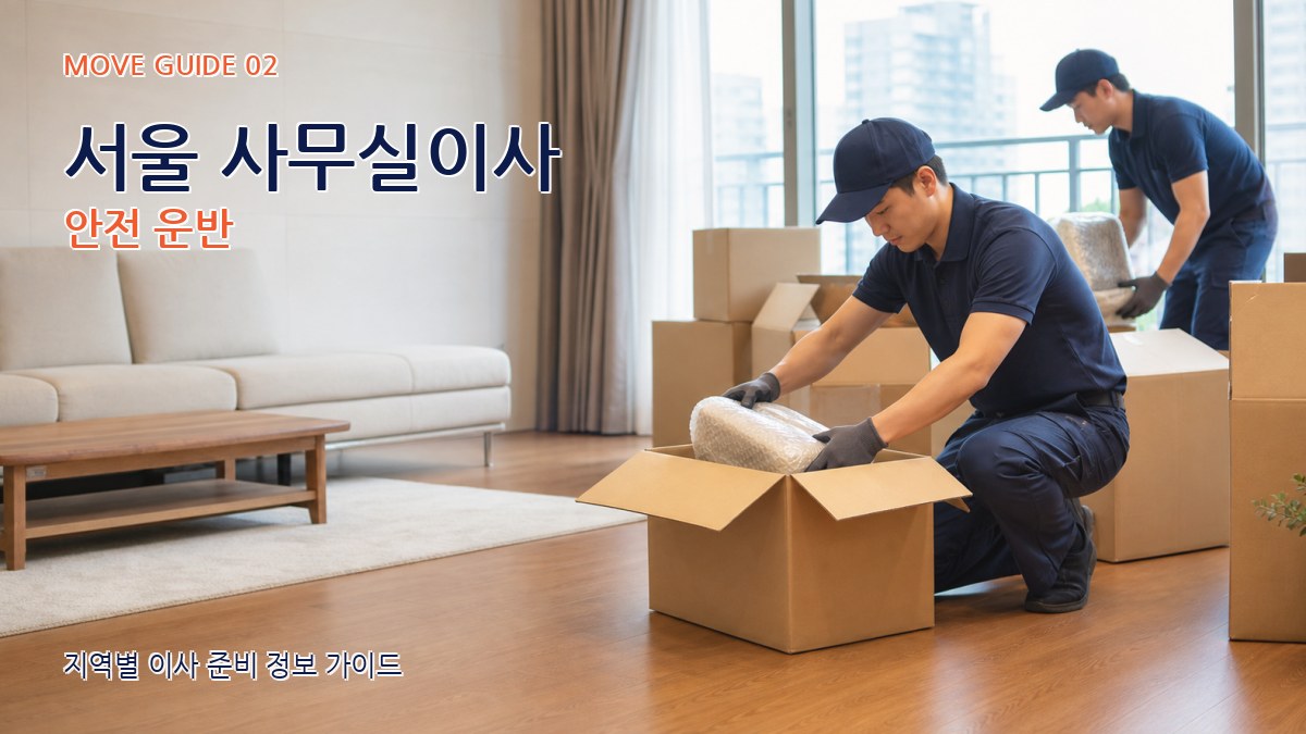 서울 사무실이사 안전 운반
