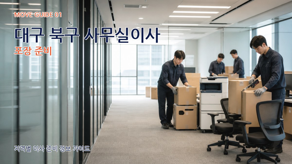 대구 북구 사무실이사