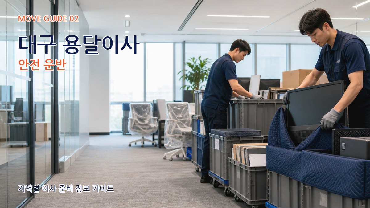대구 용달이사 안전 운반