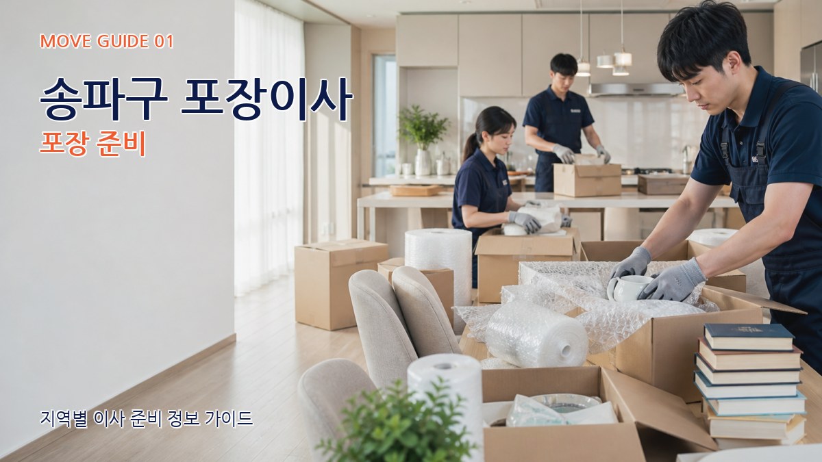 송파구 포장이사