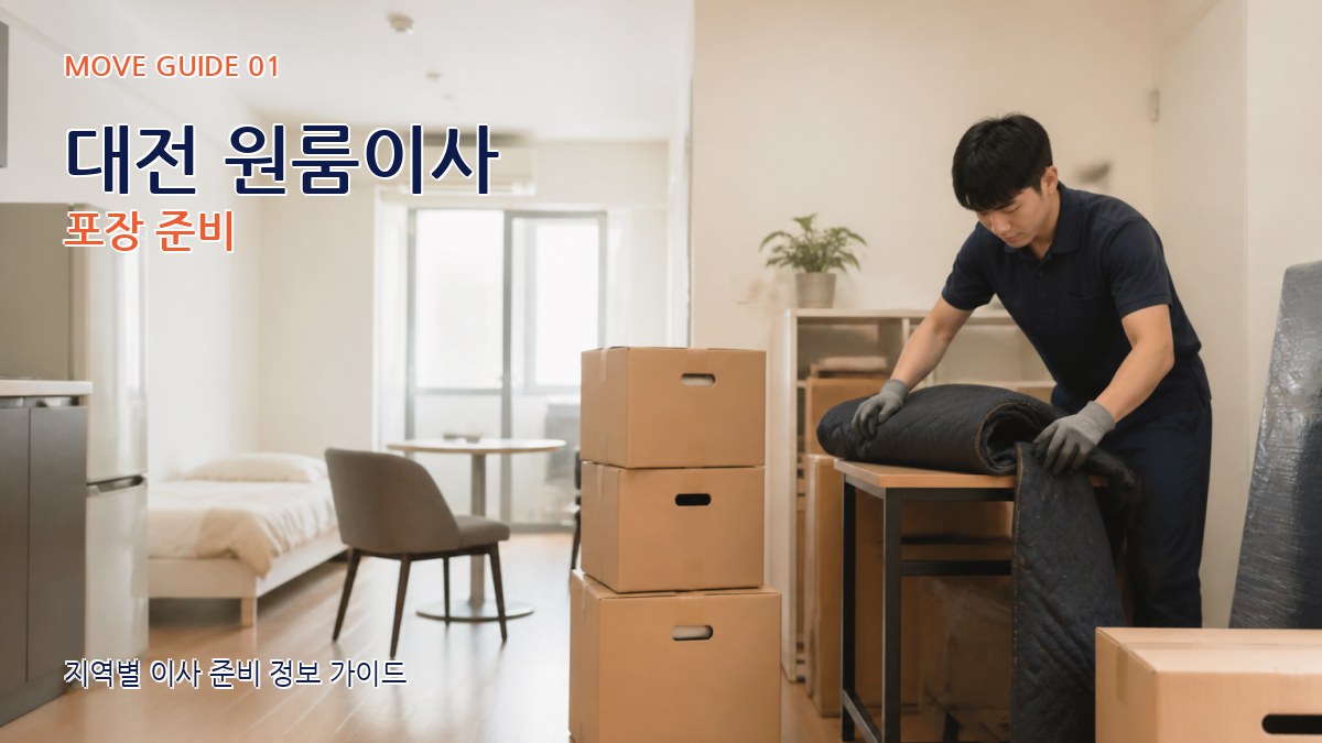 대전 원룸이사