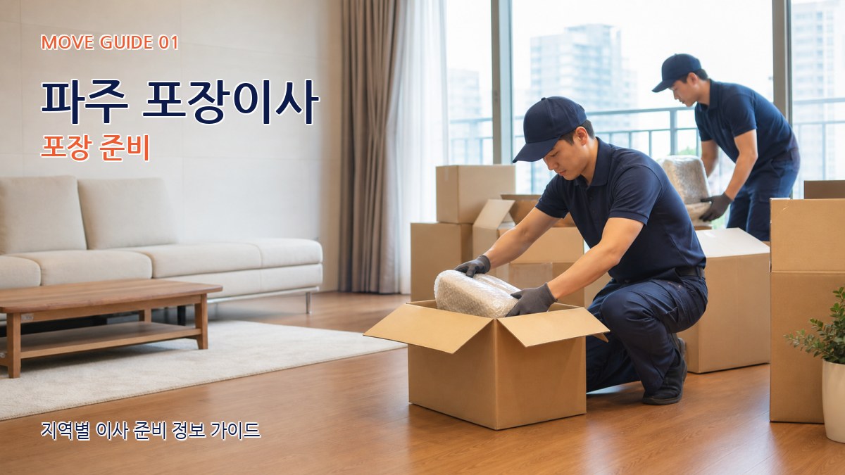 파주 포장이사
