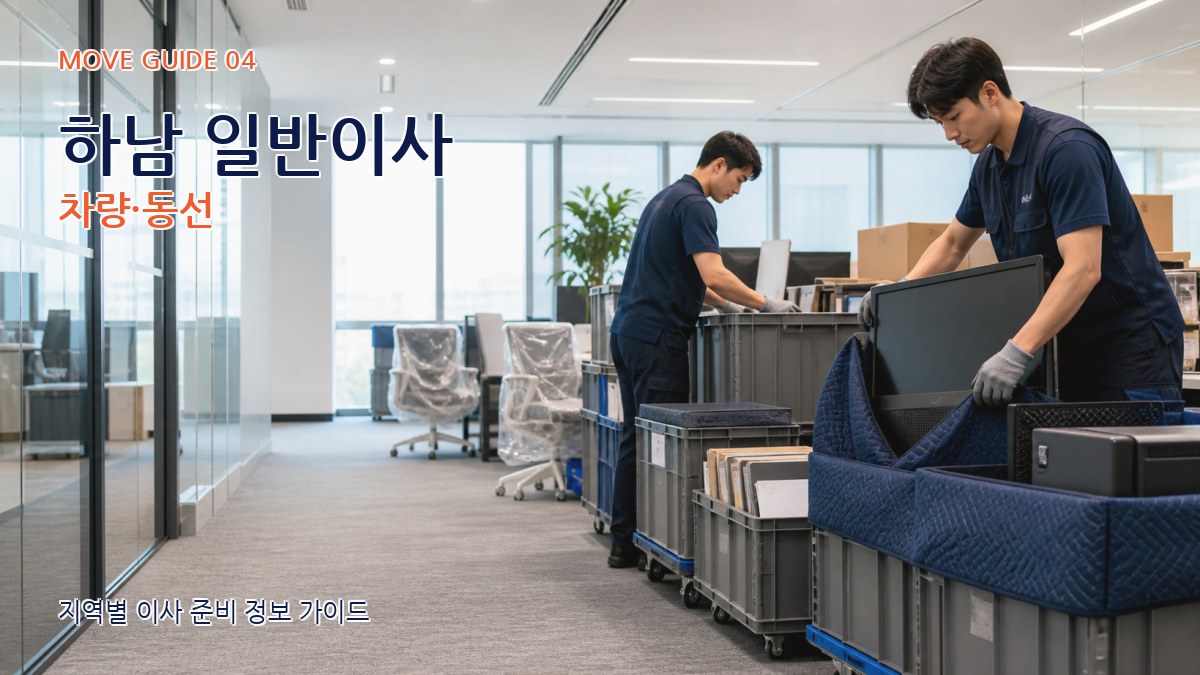 하남 일반이사 차량·동선