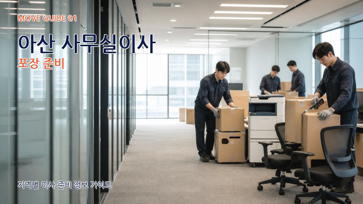 아산 사무실이사
