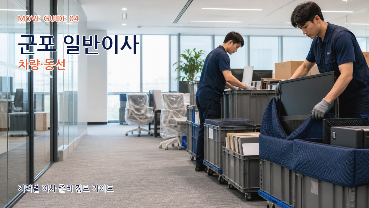군포 일반이사 차량·동선