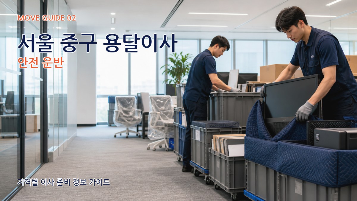 서울 중구 용달이사 안전 운반