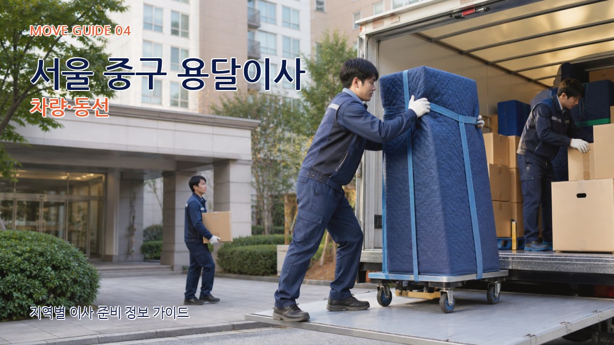 서울 중구 용달이사 차량·동선
