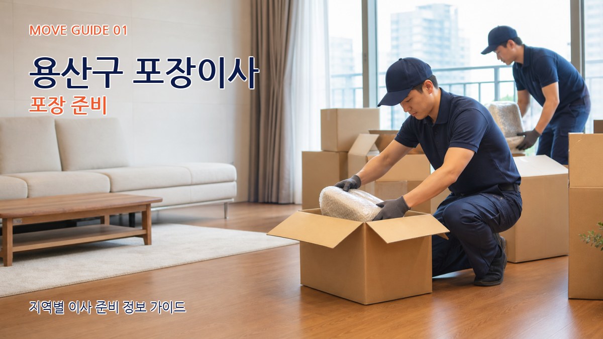 용산구 포장이사