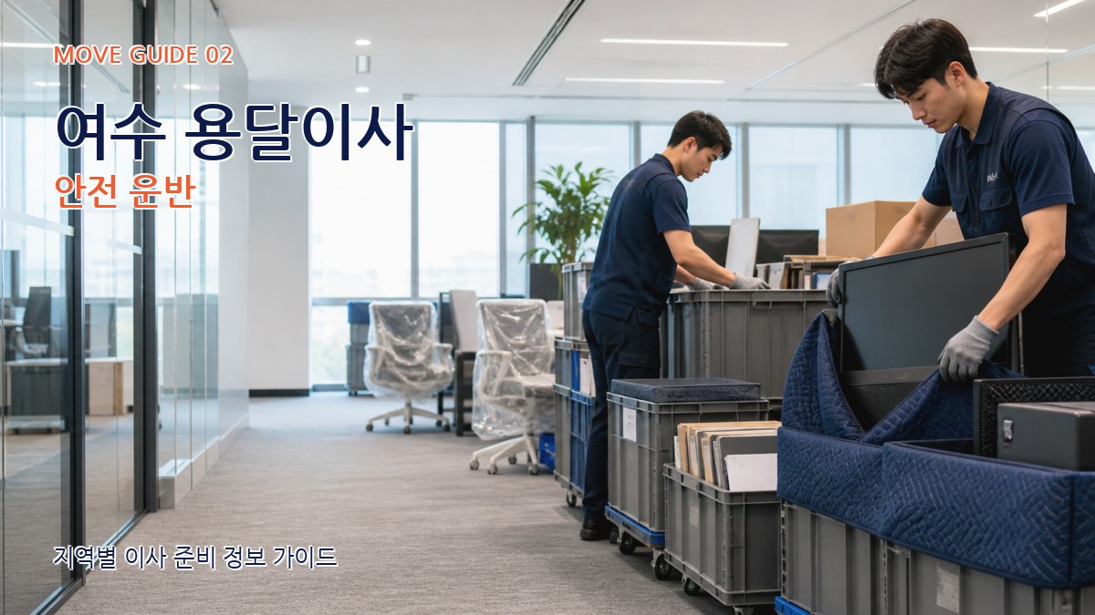 여수 용달이사 안전 운반