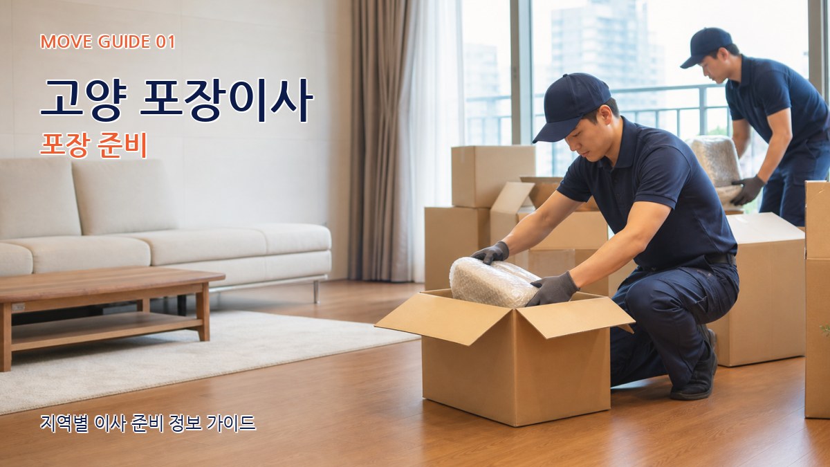 고양 포장이사