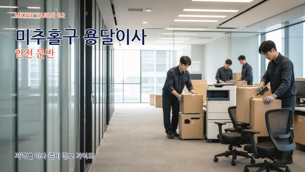 미추홀구 용달이사 안전 운반