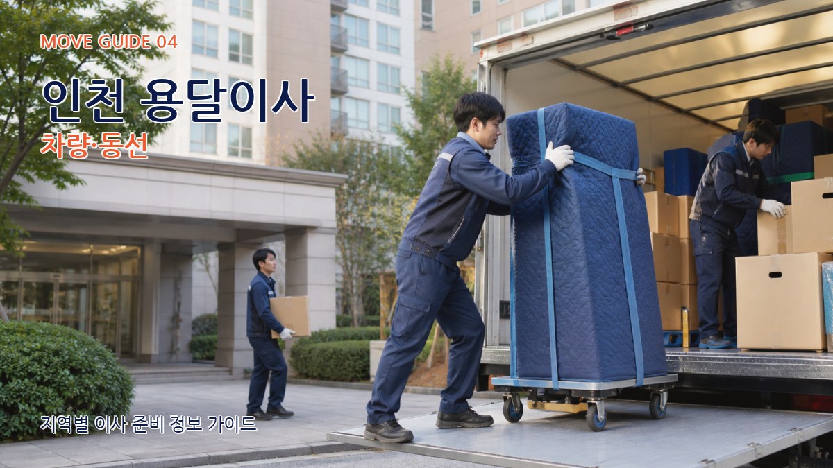 인천 용달이사 차량·동선